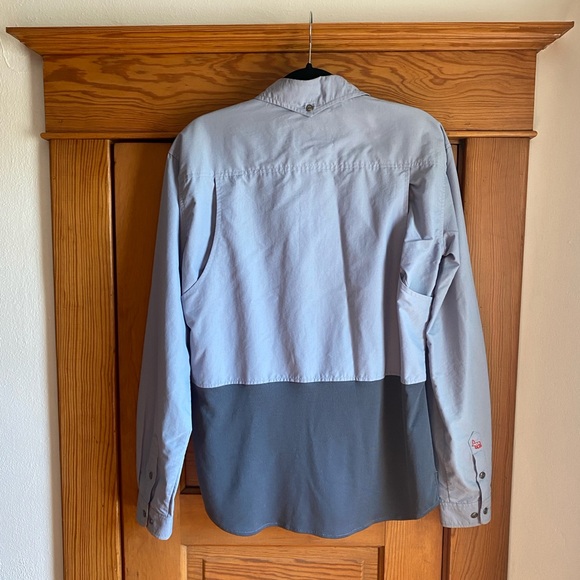 Western Rise Pioneer Popover Long Sleeve Fly Fishing Shirt UPF 30+ Size Large - Picture 4 of 6